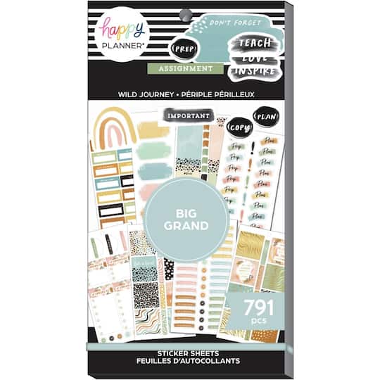 The Big Happy Planner&#xAE; Wild Journey Value Pack Stickers